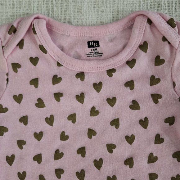 HB Heart Nightgown Pajamas (0 to 6 months) - Picture 3 of 3